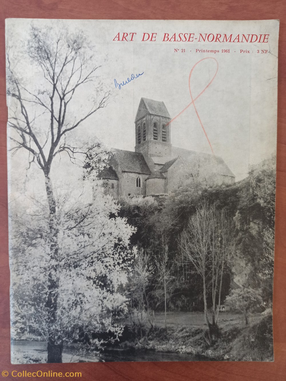 antiquites archeologie art de basse normandie n 21 printemps 1961 saint ceneri le gerei rebuffet chateau harcourt