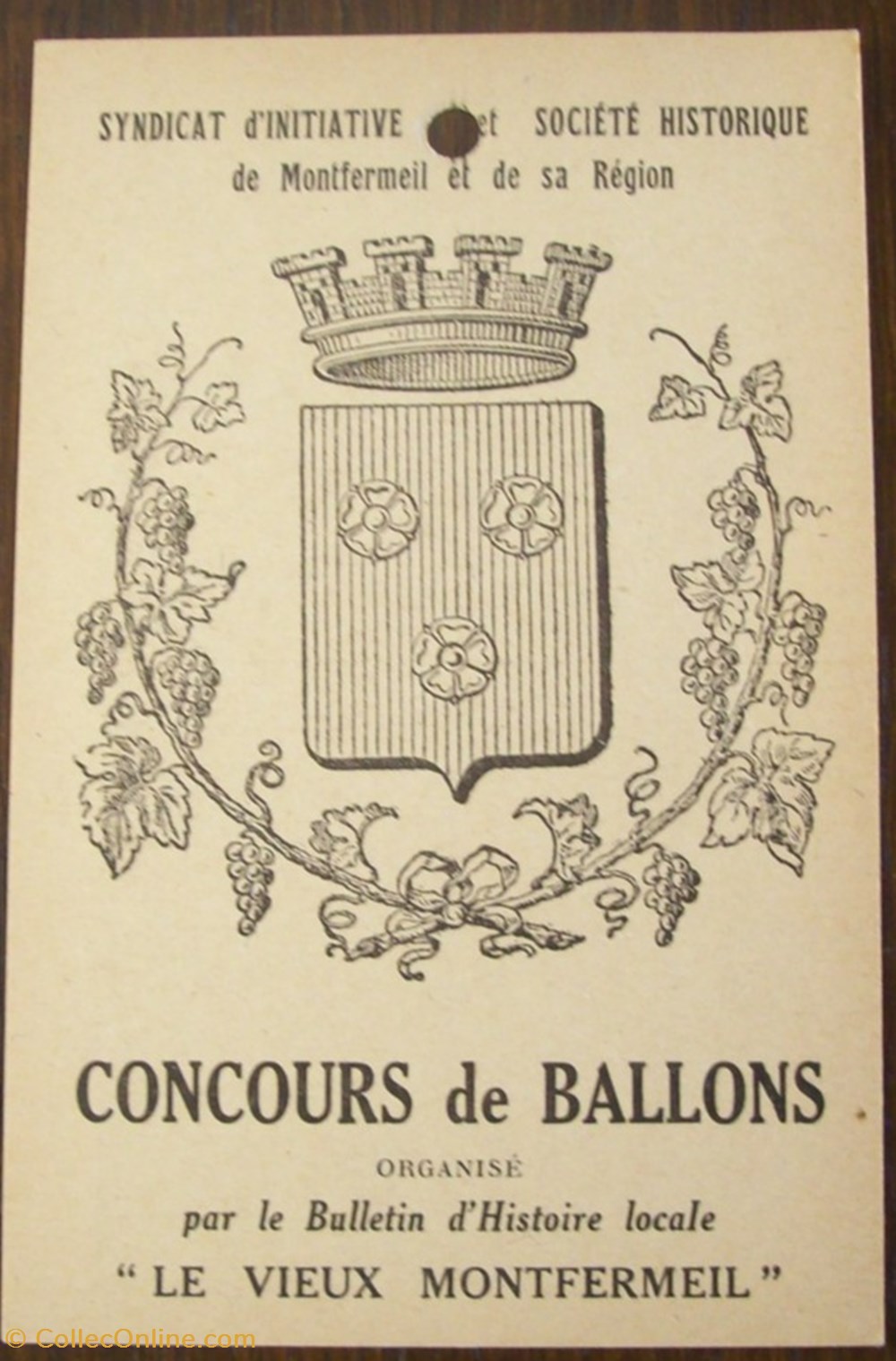 cartes postales europe france cpa concours de ballons organise par le le vieux monfermeil