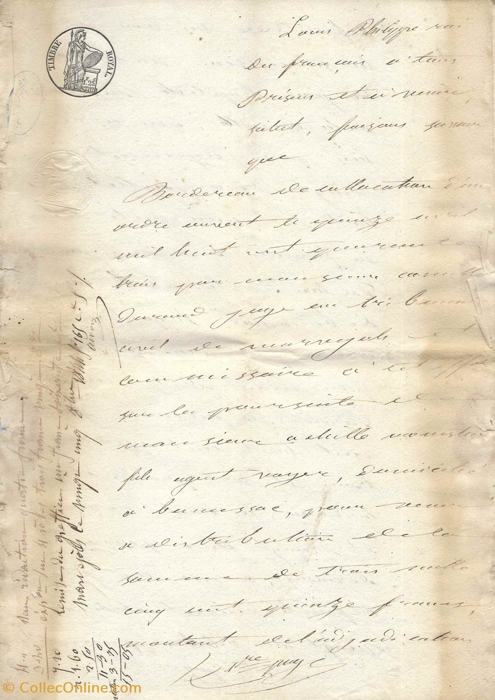 1844 - Jugement documents anciens autres 1844 jugement