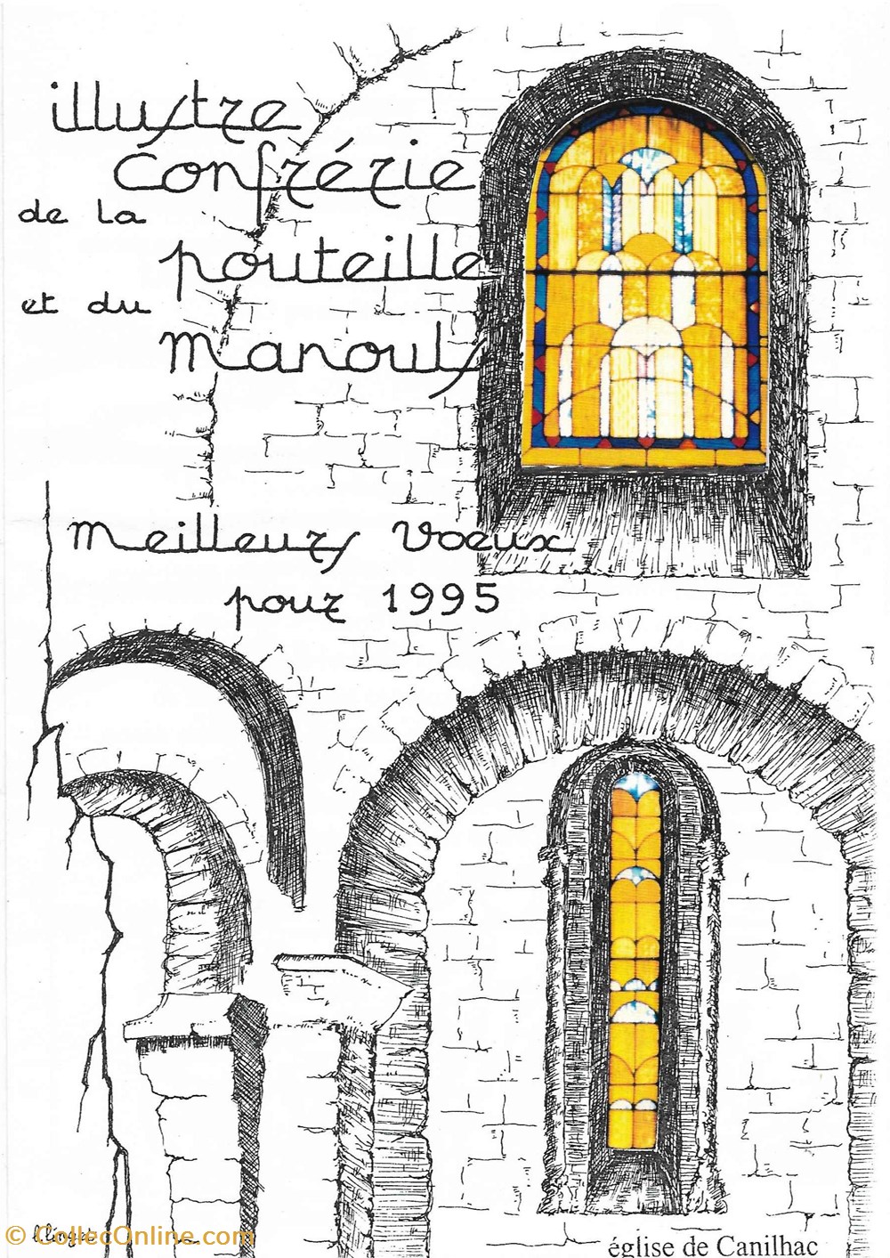 documents anciens 1995 v ux confrerie de la pouteille et du manoul