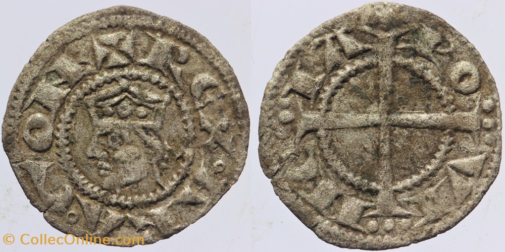 Provence - Alphonse II - Obole monnaies france feodales provence alphonse ii obole