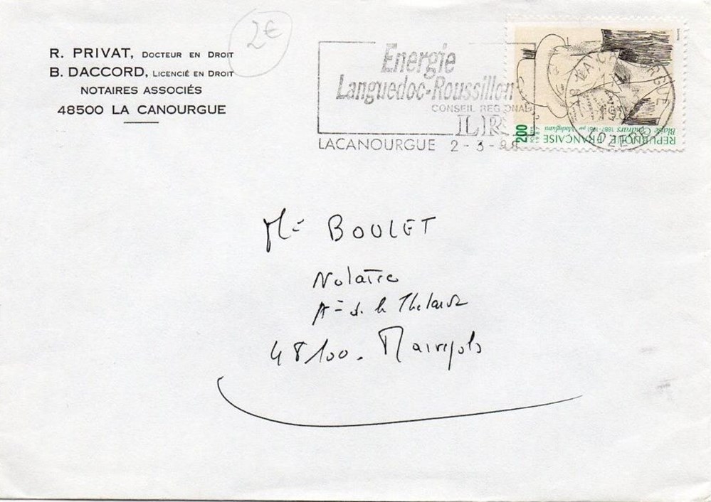 Privat R. & Daccord B. (1988) documents anciens factures commerciaux privat r daccord b 1988