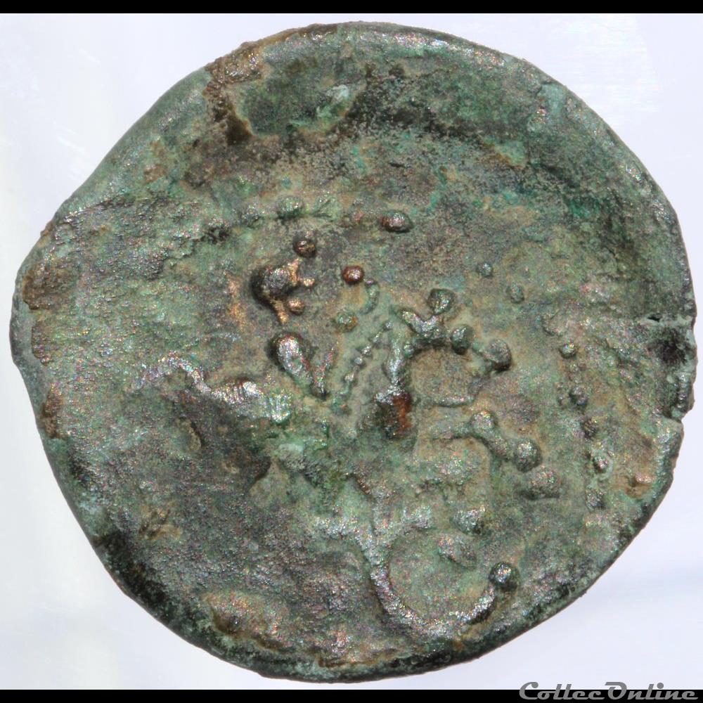CL série 10.1 - Bronze TATINOS monnaie antique gauloise cl serie 10 1 bronze tatinos