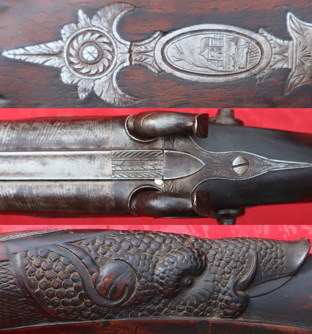 militaria autres fusil de chasse a piston cessier a rouen