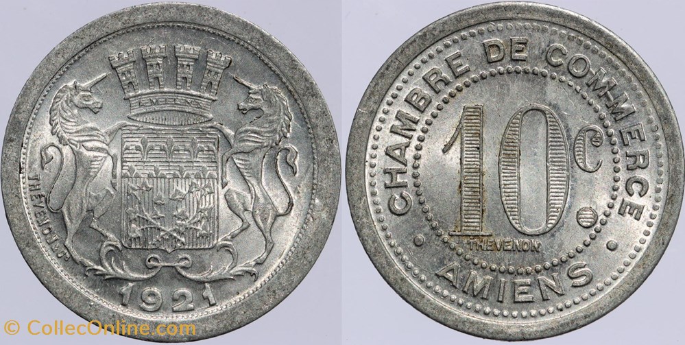 80 - Amiens - 10 centimes monnaies monde france 80 amiens 10 centimes