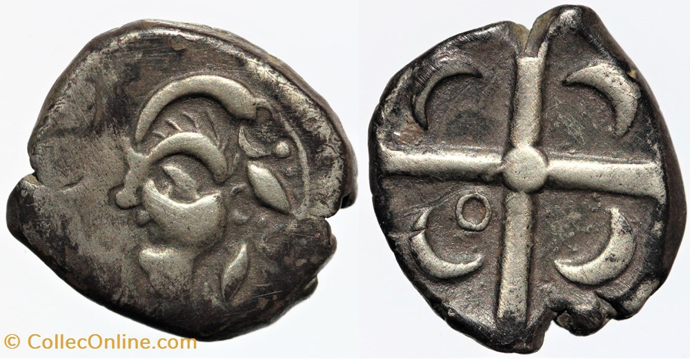 Longostalètes - Drachme Languedocienne monnaies antiques av jc ap celtes longostaletes drachme languedocienne