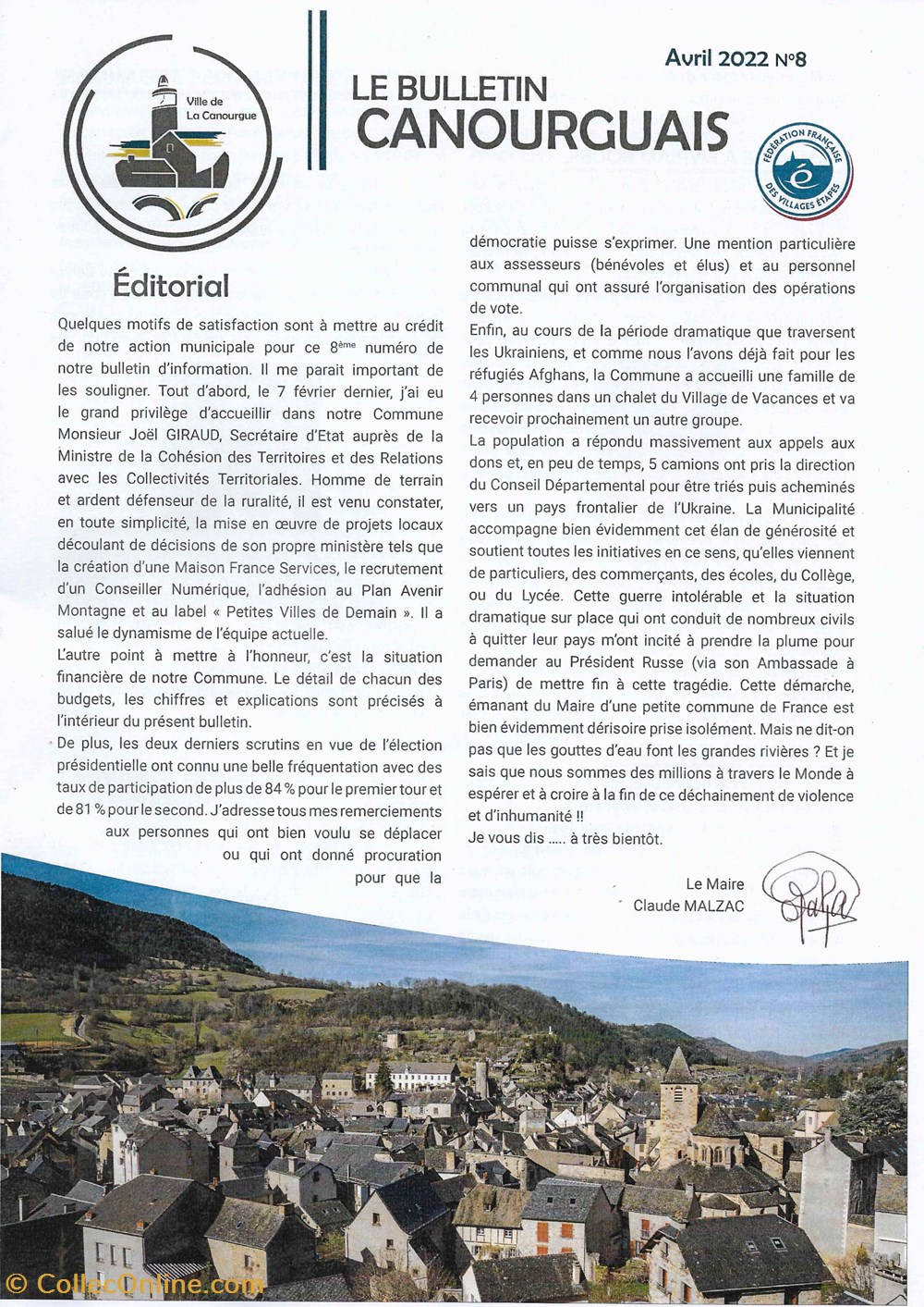 2022 - Bulletin Canourguais N°8 documents anciens autres 2022 bulletin canourguais n 8