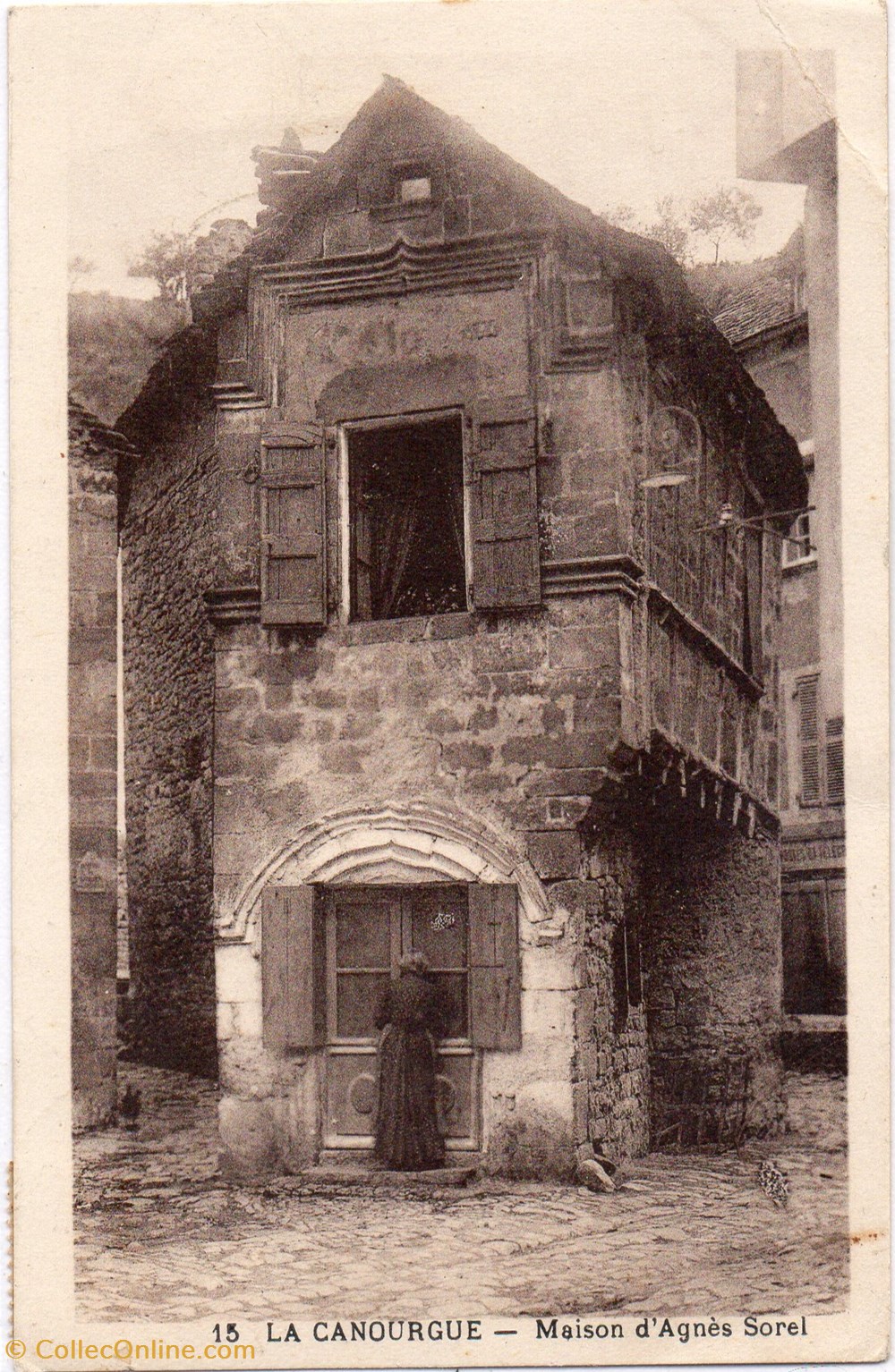 cartes postales europe france c03 15 maison agnes sorel