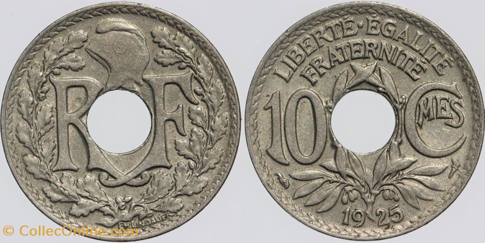 F-138 - Lindauer - 10 c. - 1925 monnaies monde france f 138 lindauer 10 c 1925
