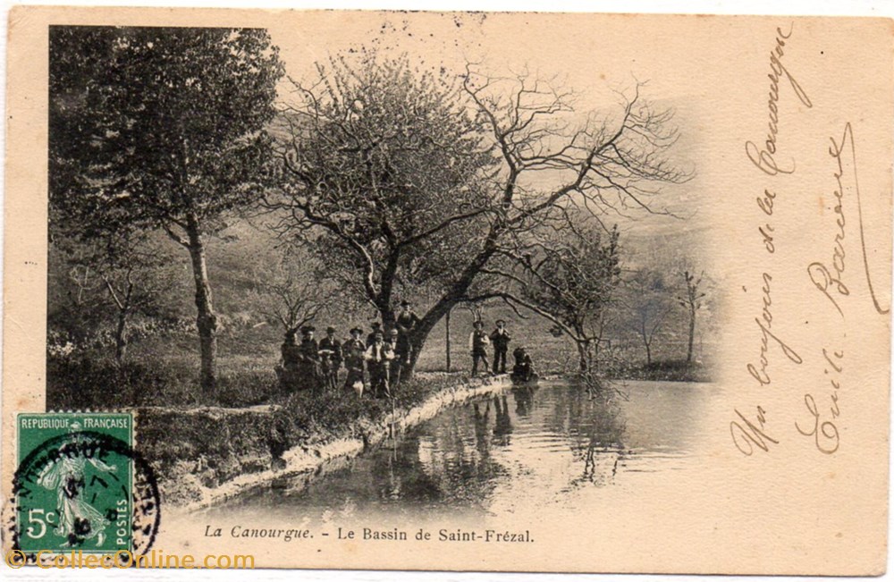 cartes postales europe france c02 le bassin de saint frezal