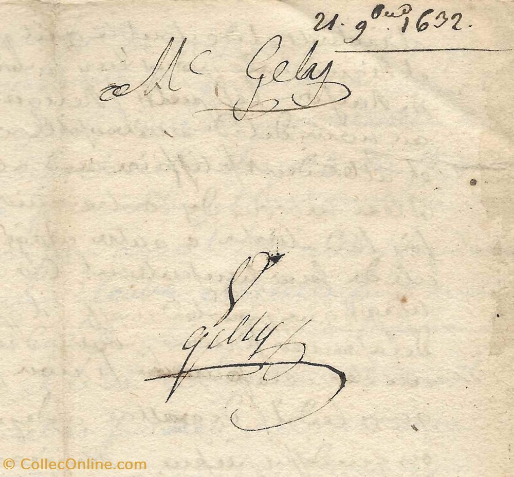 documents anciens autres 1632 reconnaissance