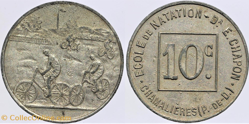 monnaies monde france 63 chamalieres 10 cent