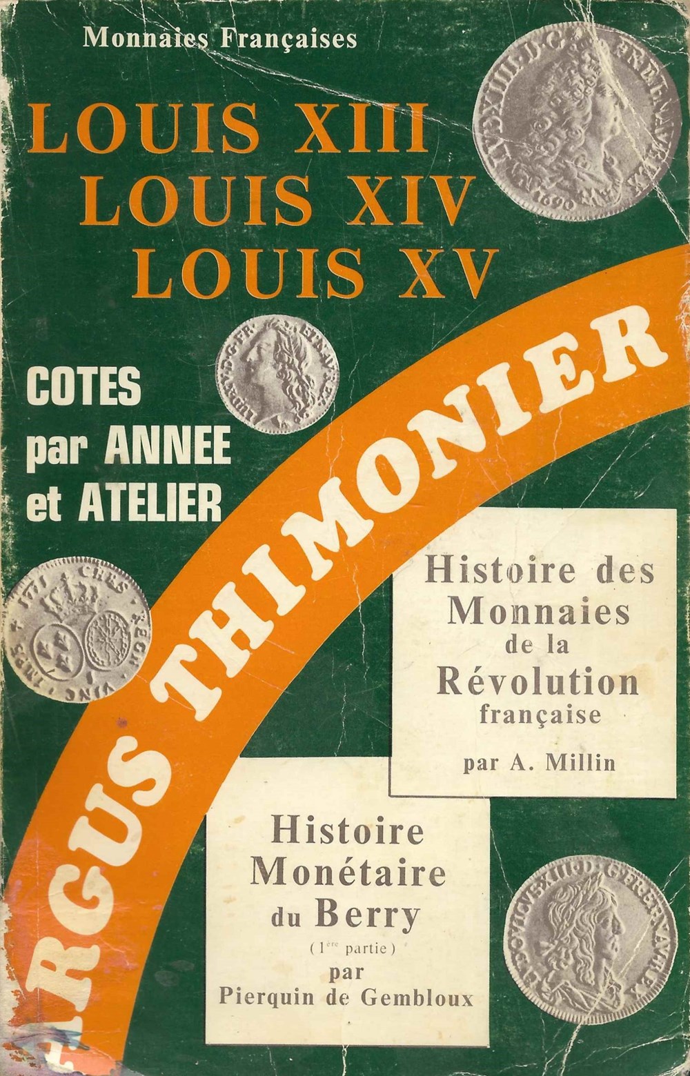 monnaies livres ouvrages 1981 argus thimonier j l thimonier