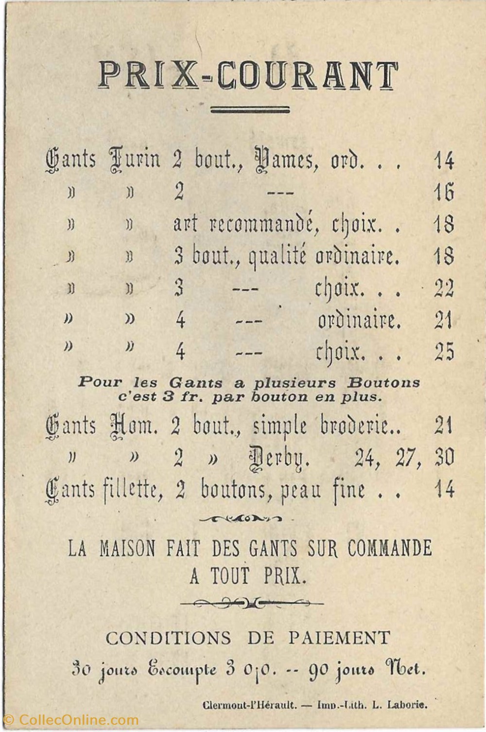 Rillot Adolphe (1900) documents anciens factures commerciaux rillot adolphe 1900