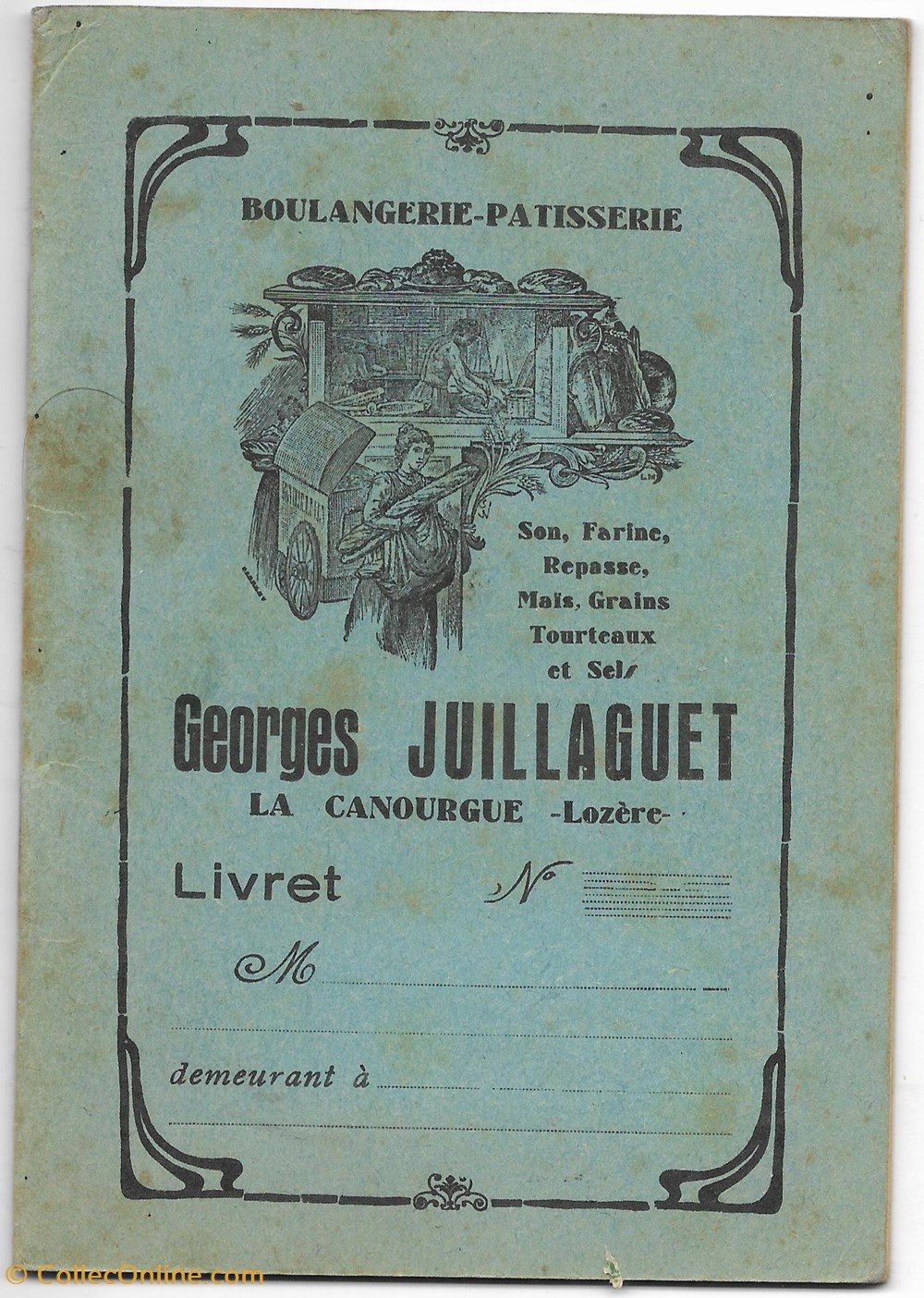 Juillaguet Georges (vers 1940) documents anciens factures commerciaux juillaguet georges vers 1940