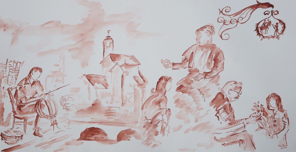Aquarelle Lucien Linget art antiquites peintures dessins aquarelle lucien linget
