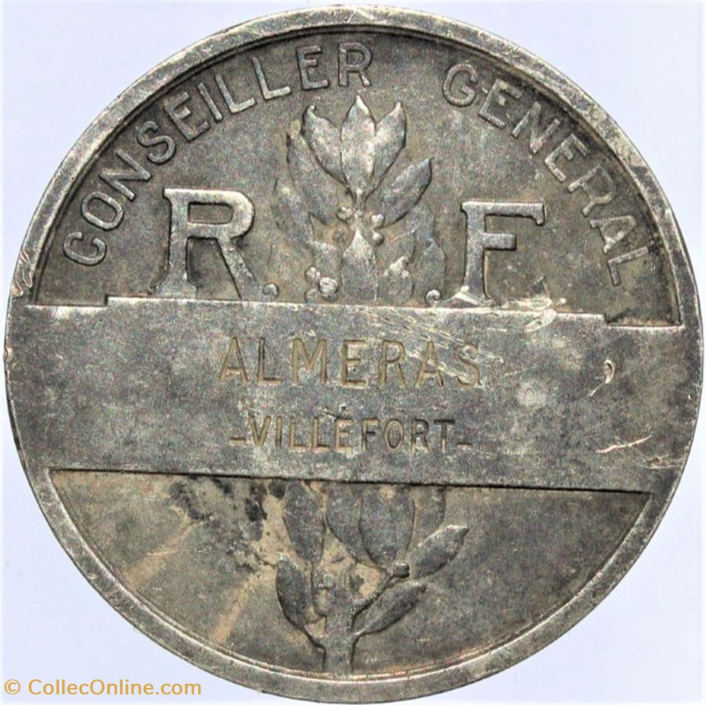 medailles france 1953 1954 conseiller general