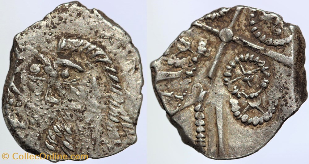 monnaies antiques av jc ap celtes rutenes drachme du type de goutrens