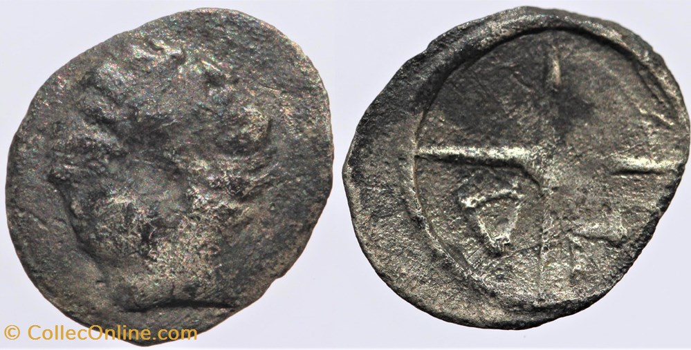 Massalia - Obole AM (delta - M) monnaies antiques av jc ap celtes massalia obole am delta m