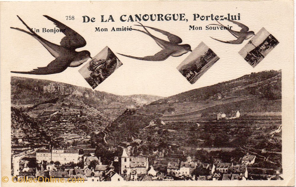 C03 - 758 - De la Canourgue... cartes postales europe france c03 758 de la canourgue
