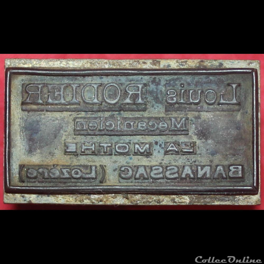 Tampon encreur L. Rodier 2 art antiquites autres tampon encreur l rodier