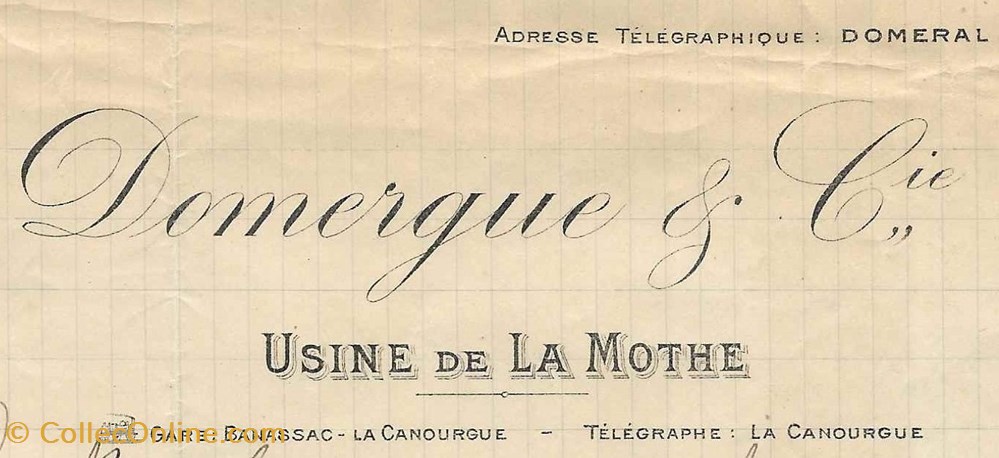 Doumergue G. (1903) documents anciens factures commerciaux doumergue g 1903