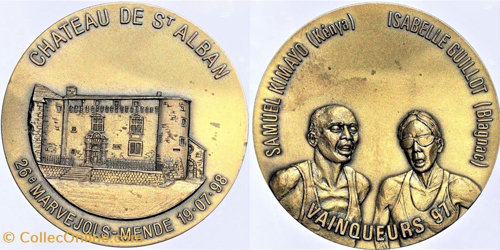 medailles france 1998 marvejols mende