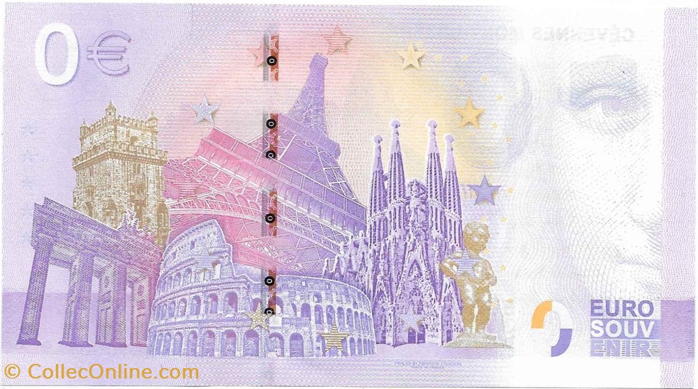 billets europe france 0 euro souvenir cevennes mont lozere