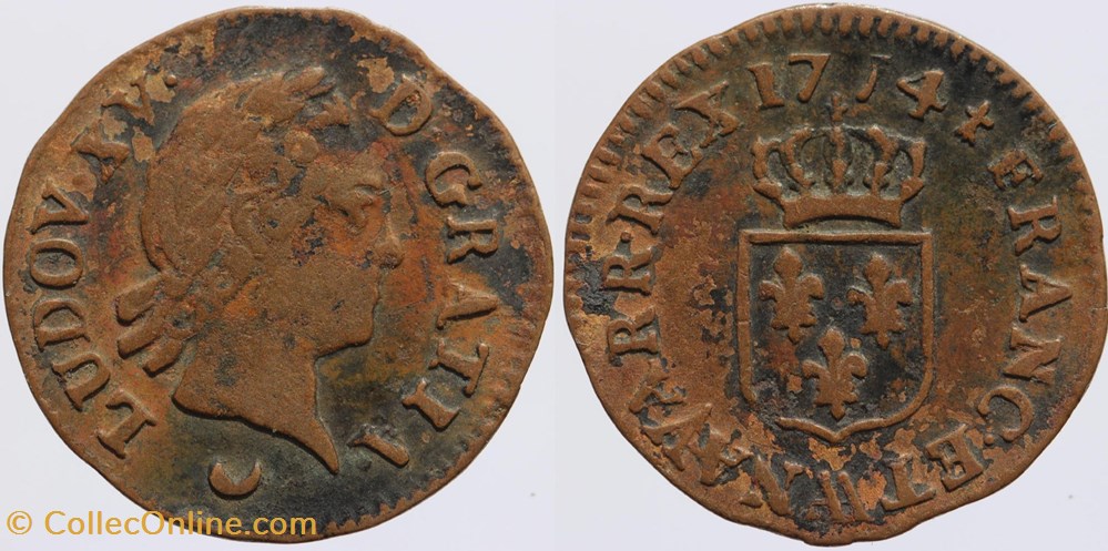 Dy 1701 - Louis XV - Liard - 1774, Metz monnaies europe medievale france royales dy 1701 louis xv liard 1774 metz