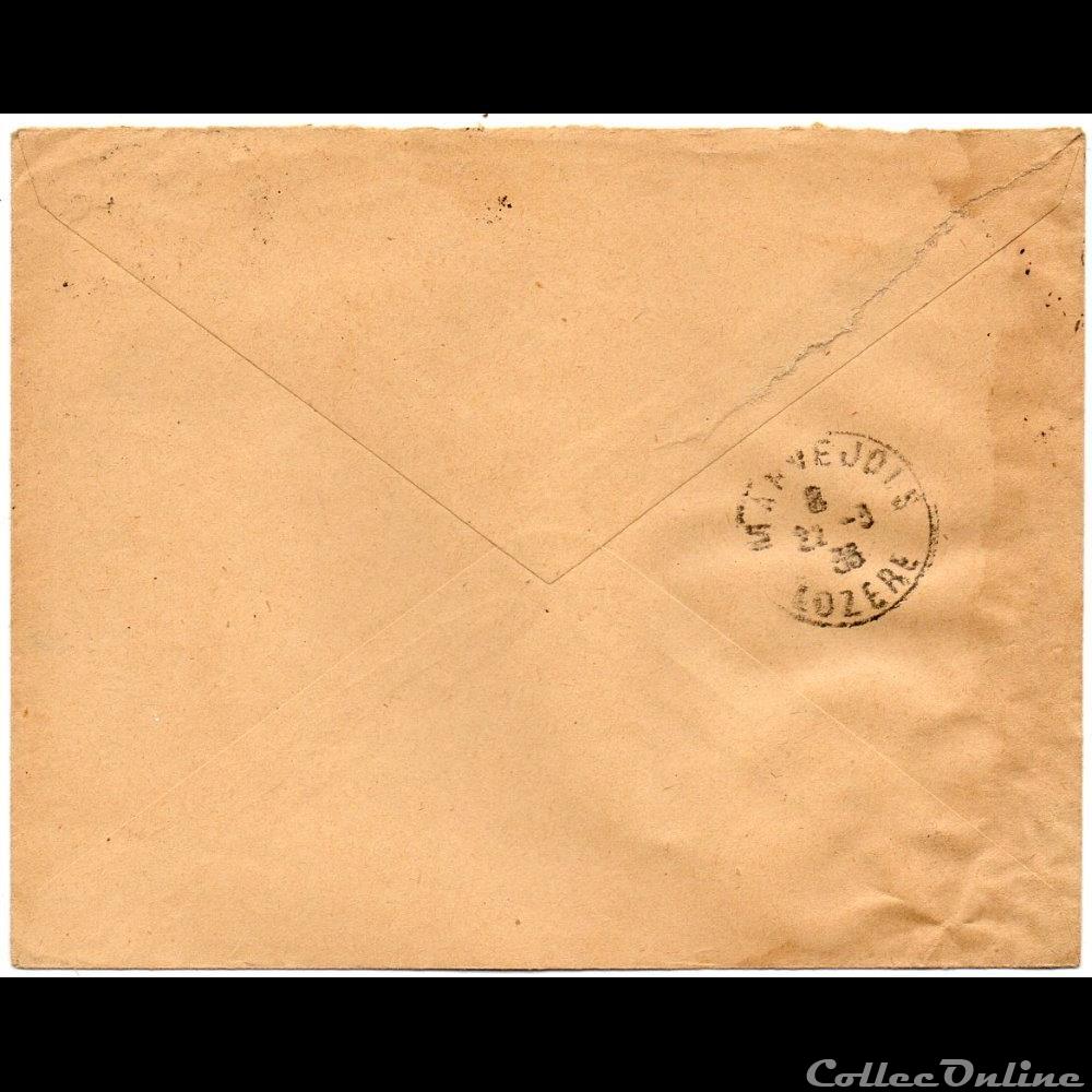 marque postale europe france 1936 cachets type b4