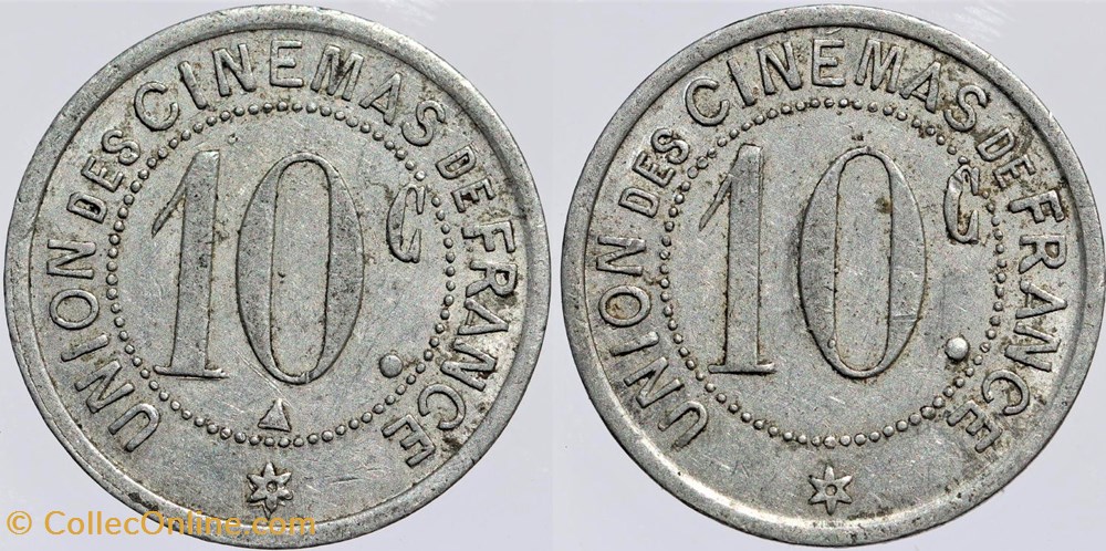 75 - Paris - U.C.F. - 10 centimes monnaies monde france 75 paris u c f 10 centimes