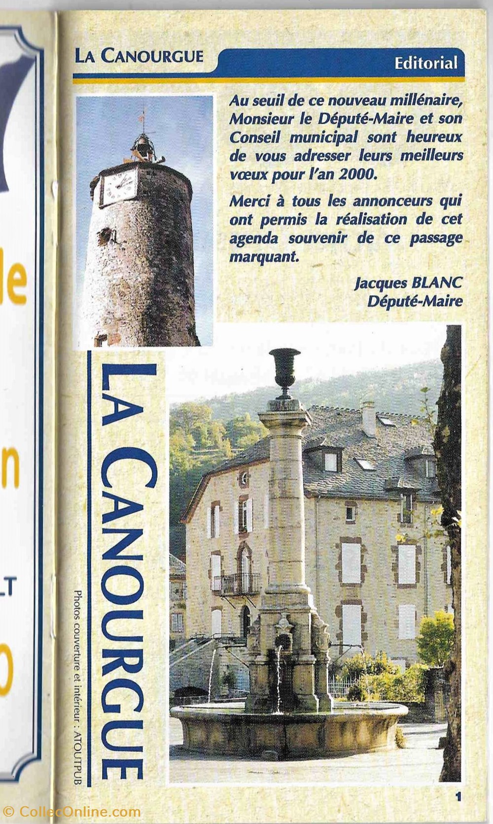 2000 - Agenda - La Canourgue documents anciens calendriers 2000 agenda la canourgue