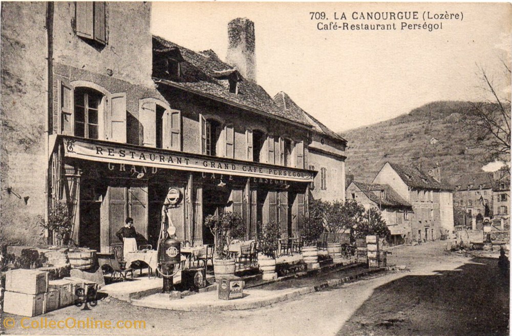 cartes postales europe france c27 709 cafe restaurant persegol