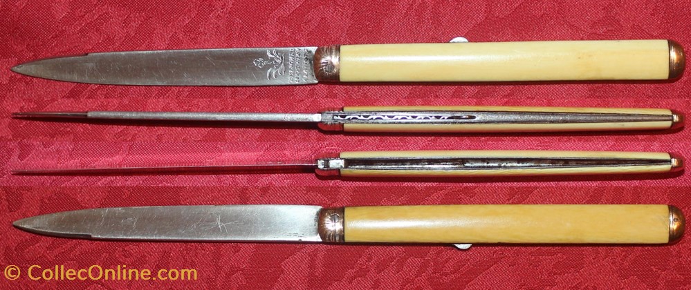 Couteau Beligné XVIIIe 3 couteaux de poch couteau beligne xviiie