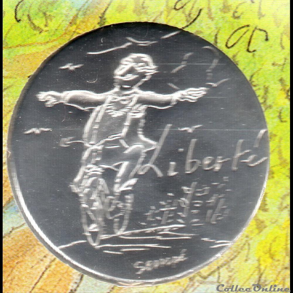 2014 - 10 euro Sempé - Liberté, été monnaie france 2014 10 euro sempe liberte ete