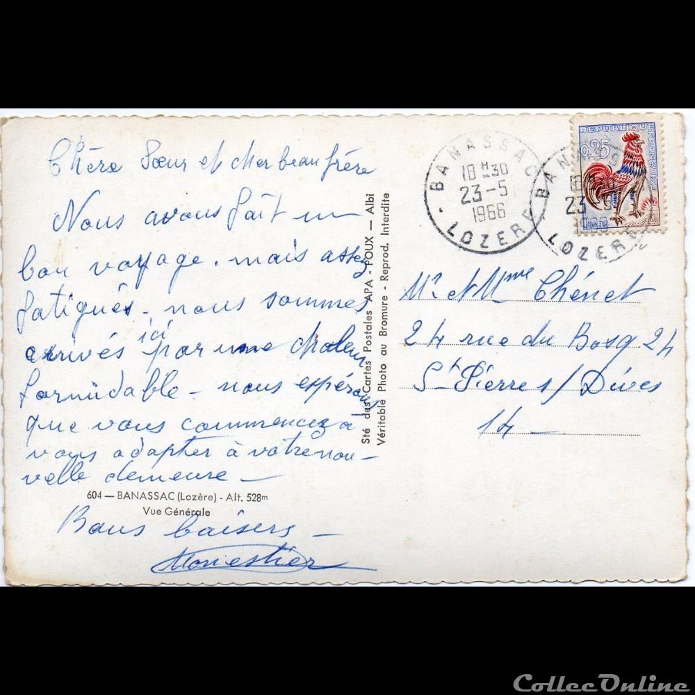 marque postale europe france 1966 cachets type a8