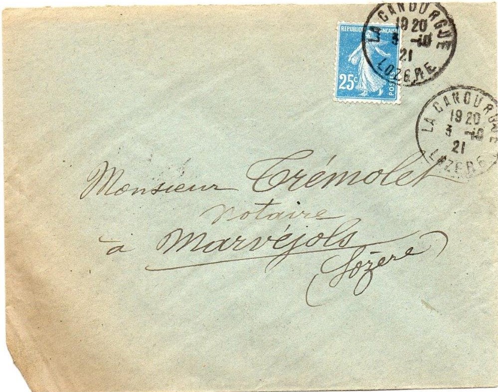 1921 - Cachets type A4 documents anciens marques postales europe 1921 cachets type a4