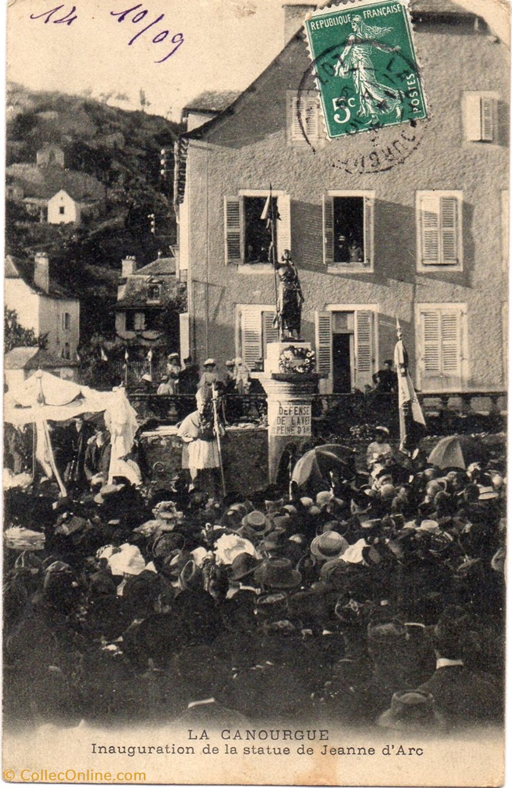 C11 - Inauguration de la statue cartes postales europe france c11 inauguration de la statue