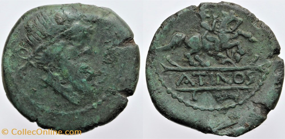 Rutènes - Bronze TATINOS monnaies antiques av jc ap celtes rutenes bronze tatinos