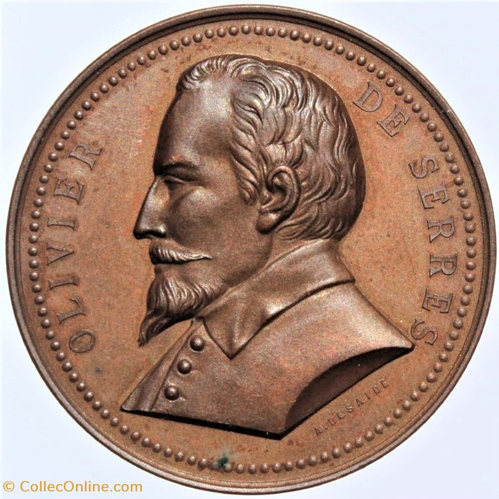 1885 - Volailles 2 medailles france 1885 volailles