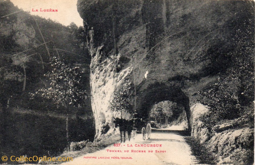 cartes postales europe france c15 627 tunnel du rocher du sabot