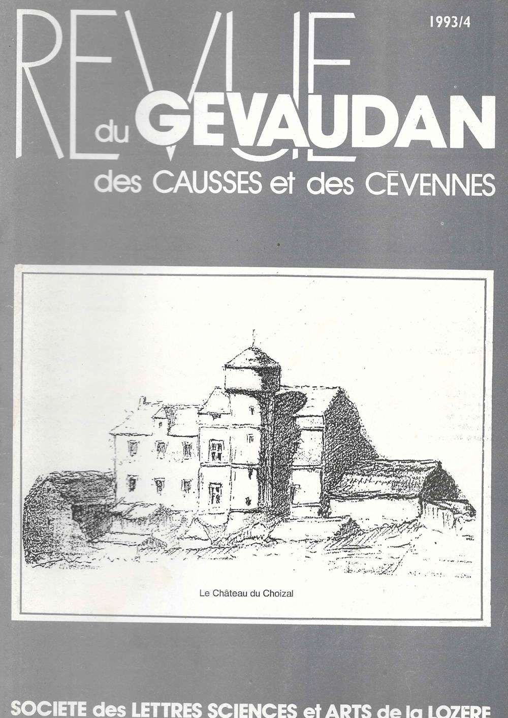 1993 - Revue du Gévaudan des Causses et des Cévennes livres bd revues 1993 revue du gevaudan des causses et des cevennes