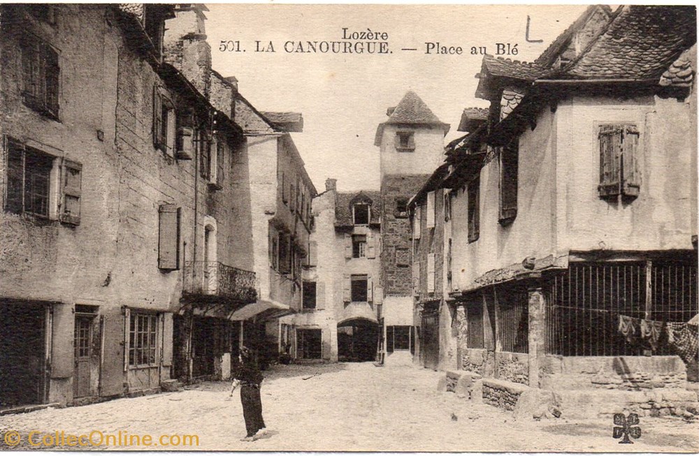 C27 - 501 - Place au Blé cartes postales europe france c27 501 place au ble