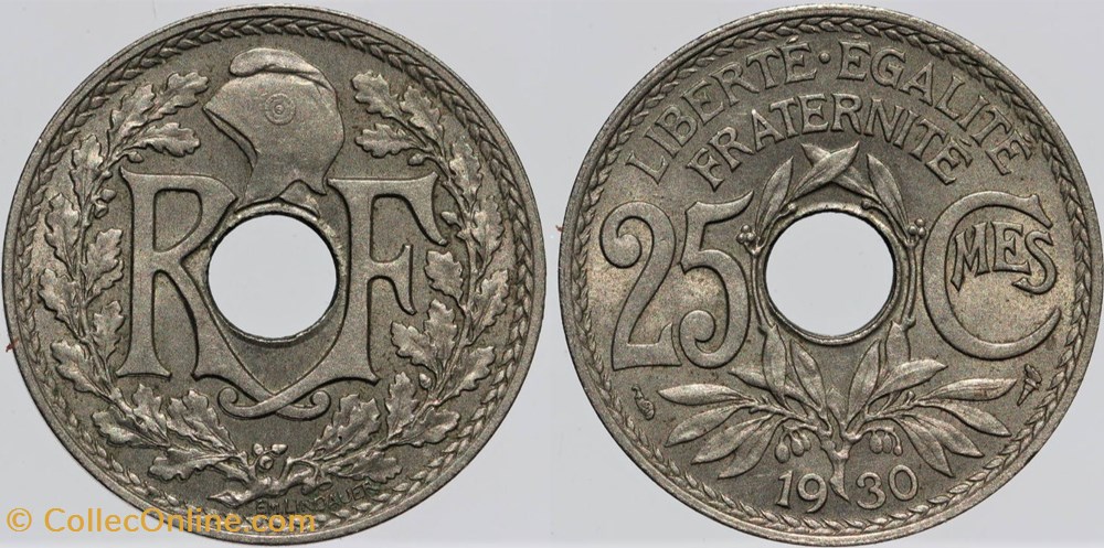 F-171 - Lindauer - 25 c. - 1930 monnaies monde france f 171 lindauer 25 c 1930