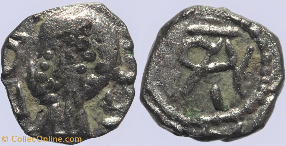 Auvergne (?), denier monnaies europe medievale royaumes francs auvergne denier