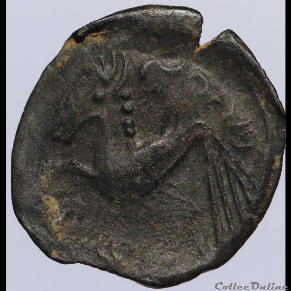 série 1193 DT manque Bronze MOTVIDIACA monnaie antique gauloise serie 1193 dt manque bronze motvidiaca
