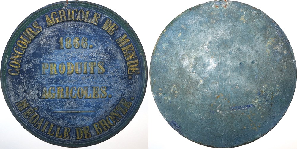 medailles france 1866 produits agricoles