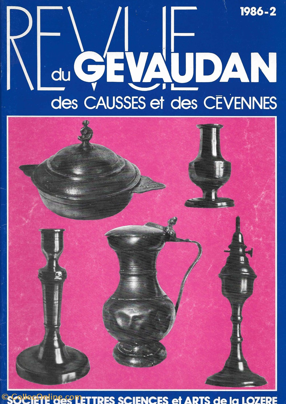 1986 - Revue du Gévaudan des Causses et des Cévennes livres bd revues 1986 revue du gevaudan des causses et des cevennes
