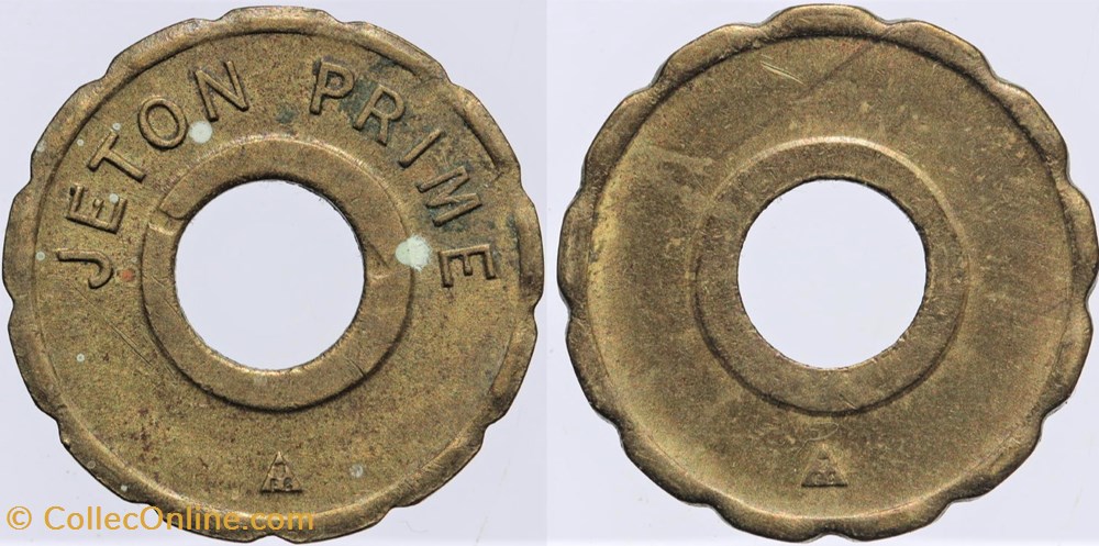 Jeton prime monnaies monde france jeton prime