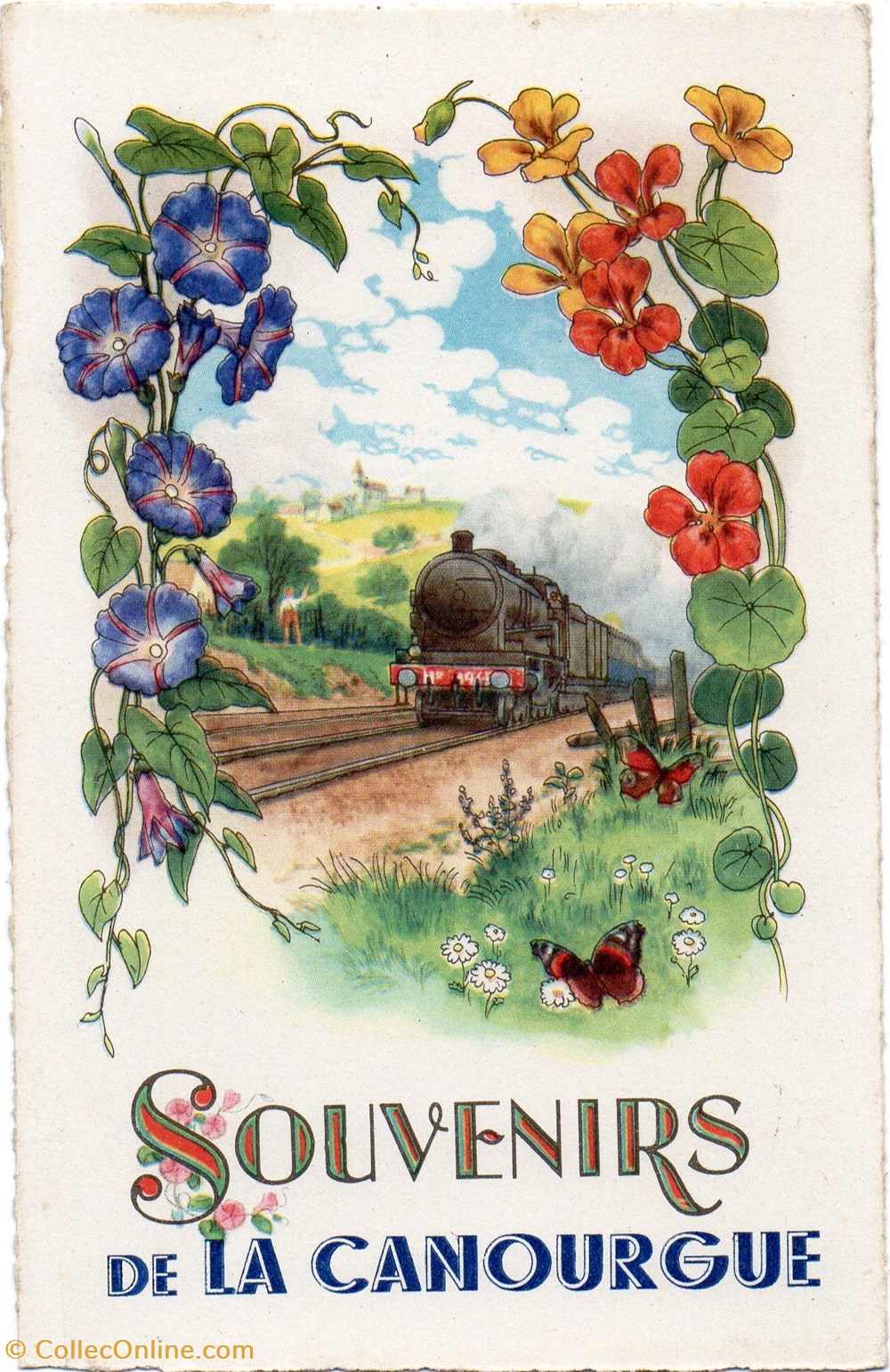 cartes postales europe france c29 441 souvenirs de la canourgue